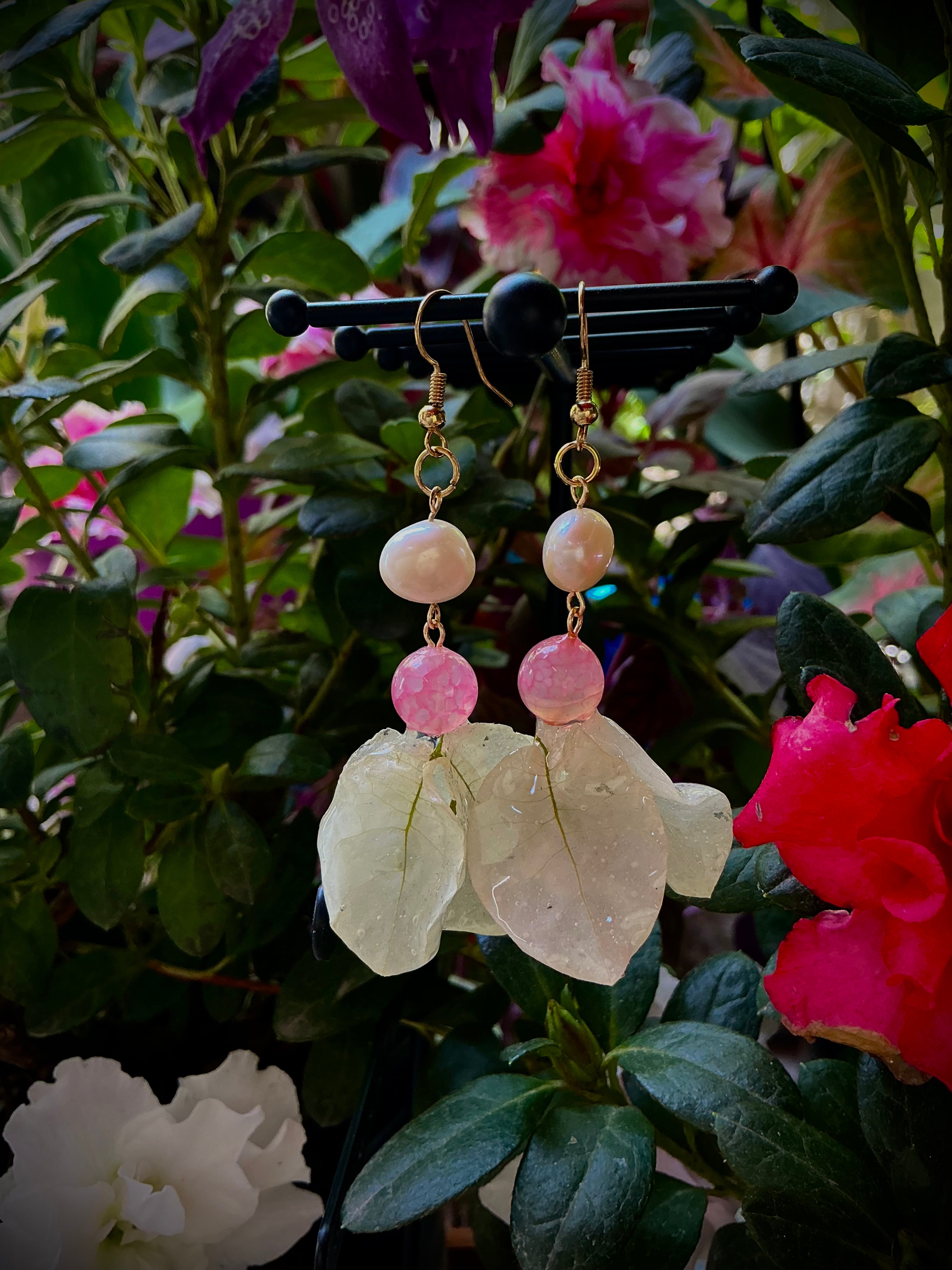 Aretes bugambilia