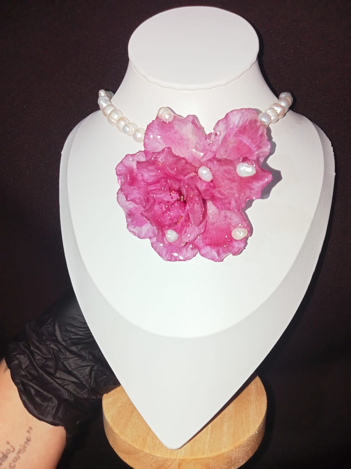 Collar flor de azalea